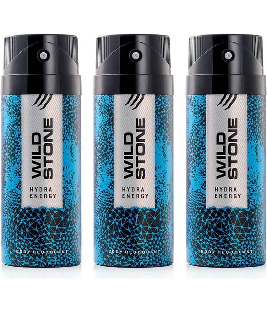 Wild Stone Hydra Energy Deodorant Combo for Men, Pack of 3 (150ml each)