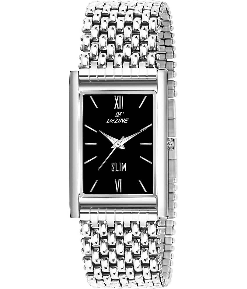 Dezine Silver Stainless Steel Analog Men's Watch