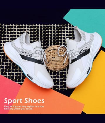 VATELIO Stylish/Comfortable White Men's Lifestyle Shoes
