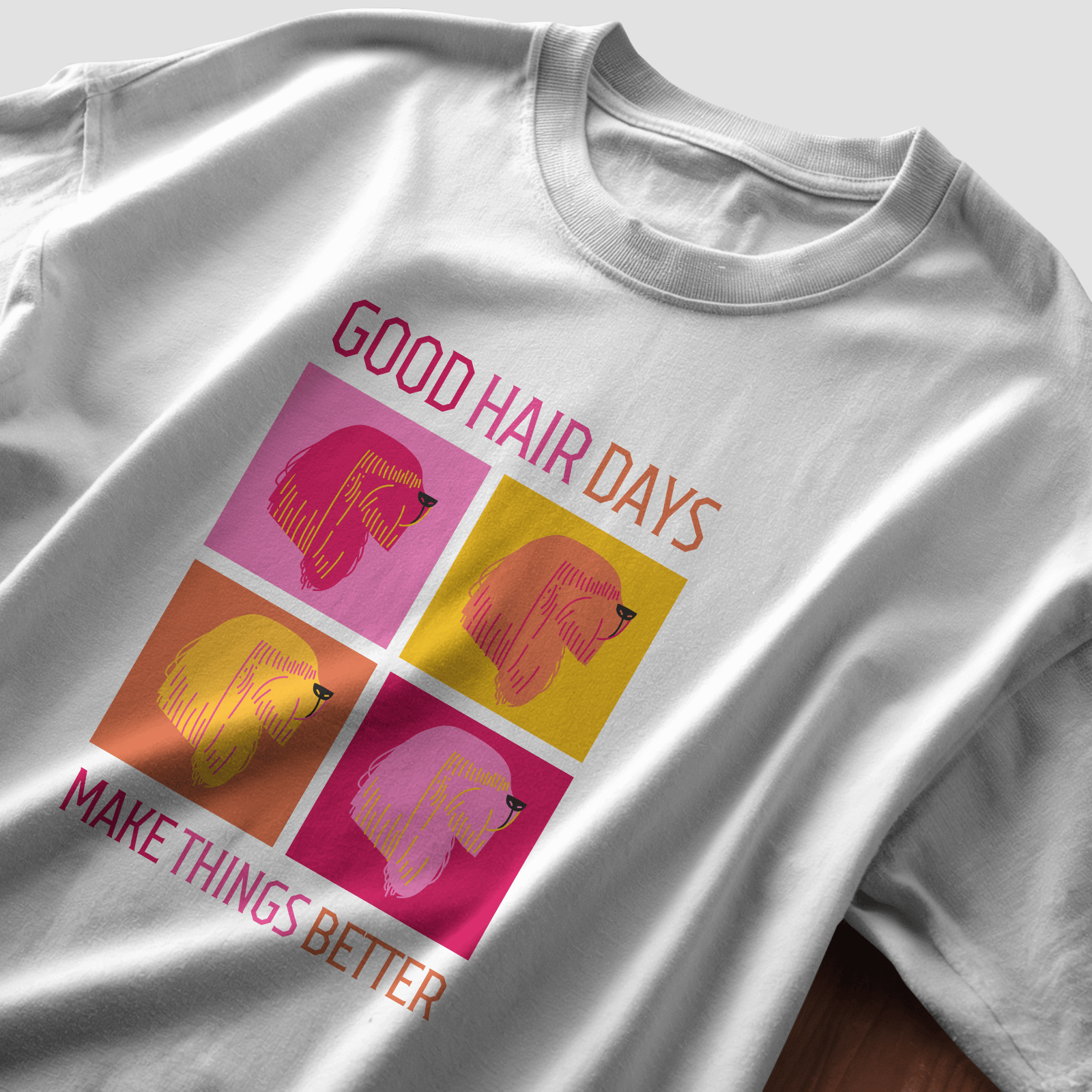 Good Hair Days-White / XS