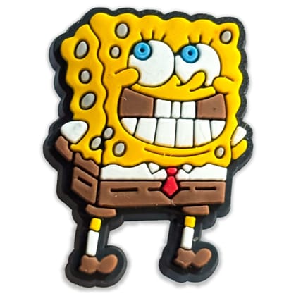 Funny Yellow Sponge Shoe Charm