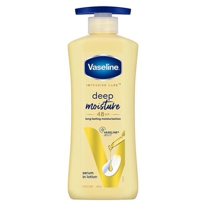 Vaseline Deep Moisture Body Lotion |For Dry Skin | Cushion Soft Skin| With Ceramides Hyaluron Moisture Fillers 400ml Vaseline Deep Moisture Body Lotion |For Dry Skin | Cushion Soft Skin| With Ceramides Hyaluron Moisture Fillers 400ml - sunset peach / 400