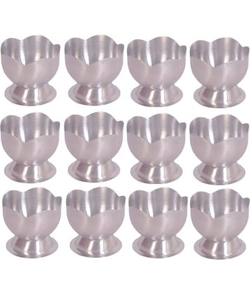 Dynore Stainless Steel Ice Cream Cup Set Of 12