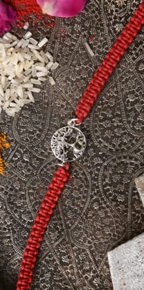 'Tree Of Life' silver Rakhi