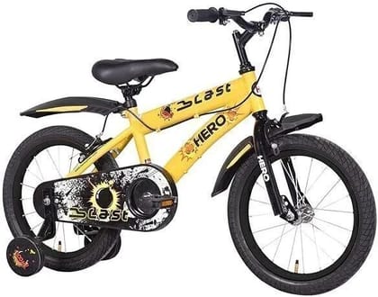 HERO Blast 16T 16 T (inch) Roadster Cycle (Single Speed, Yellow, Rigid)