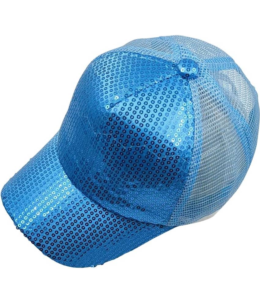 Zacharias Boy's & Girl's Kids Half Net Cap kc-18 Blue (1-4 Years) (Pack of 1)