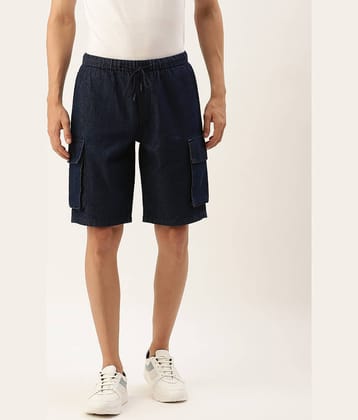 Bene Kleed Men Regular Fit Denim Cargo Shorts