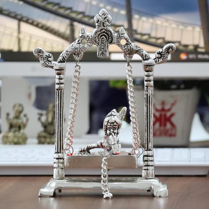 Dreamkraft Laddu Gopal on Jhulla Palana | Gold Plated Krishna Idol | Ganesh Idol for Home Decor, Mandir, Puja Room, Car Dashboard | Spiritual Gift Article for Office & Housewarming Dreamkraft Laddu Gopal on Jhulla Palana | Gold Plated Krishna Idol | Ganesh Idol for Home Decor, Mandir, Puja Room, Car Dashboard | Spiritual Gift Article for Office & Housewarming