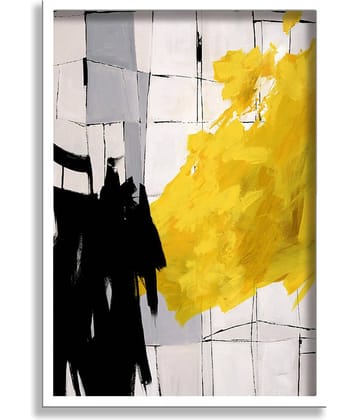 Saf - Abstract Painting With Frame