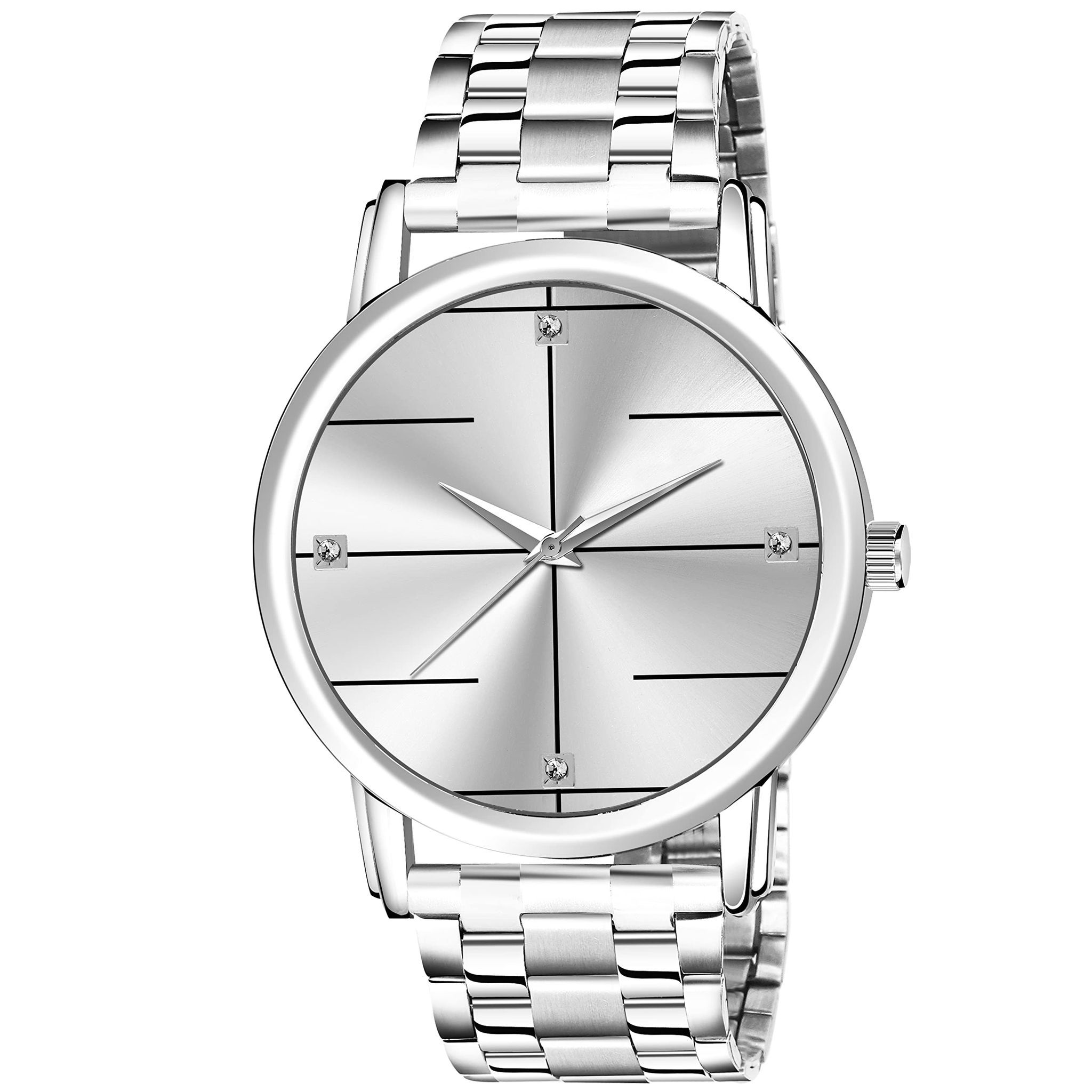 Silver Standard Analog Watch for Men LR119