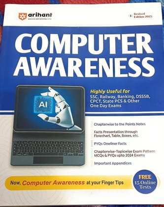 Objective Computer Awareness Paperback � 30 September 2025 [Paperback] Arihant Experts