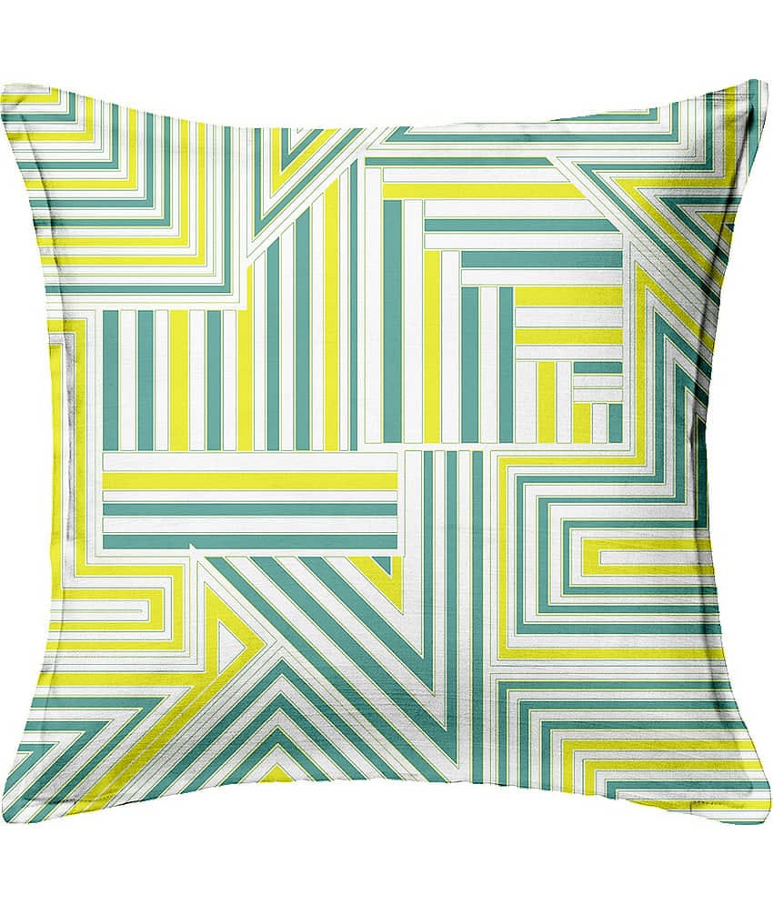 Houzzcode - Water Repellent Multi Polyester Pillow Covers 40x40x3 ( Pack of 1 )