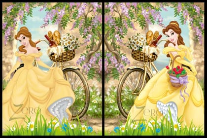 Brand Zero Luxury Speciality Decoupage Paper- Princess In The Garden