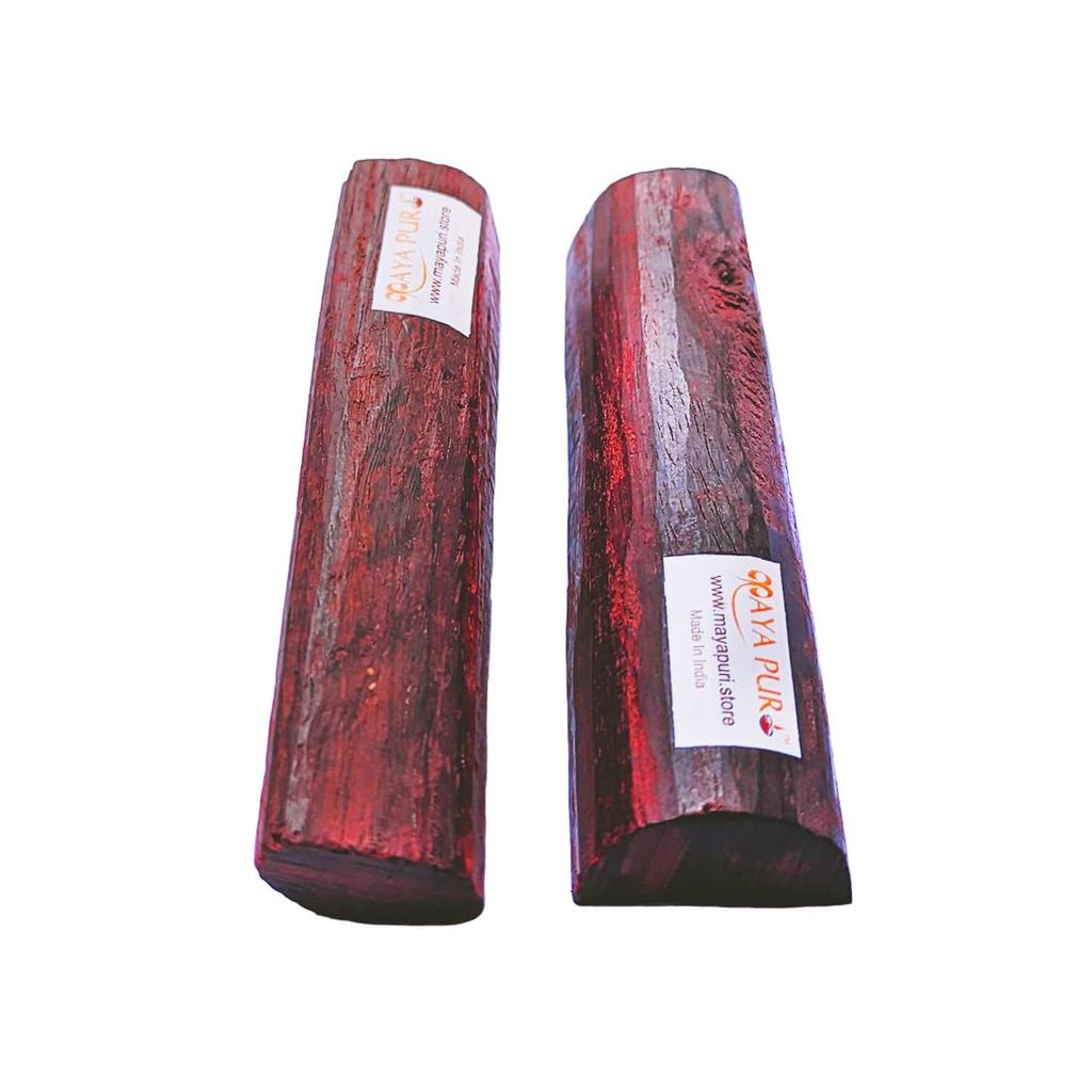 MAYAPURI Rakta Chandan Sandalwood Suitable for Home,Mandir Pooja Articles (Pack of 2) - Pooja Needs | Buy online on ZillyBuy