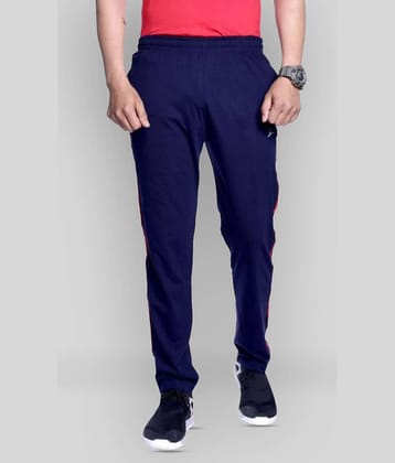 Zeffit - Navy Blue Cotton Men's Trackpants ( Pack of 1 )
