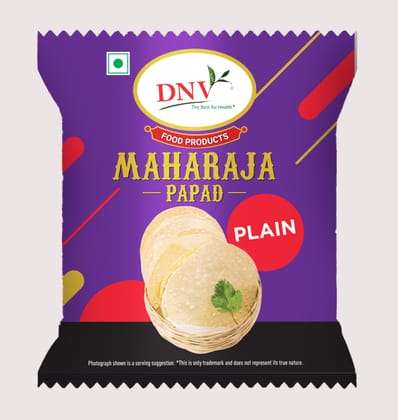 DNV Foods Maharaja Plain Papad, 180 gm DNV Foods Maharaja Plain Papad, 180 gm