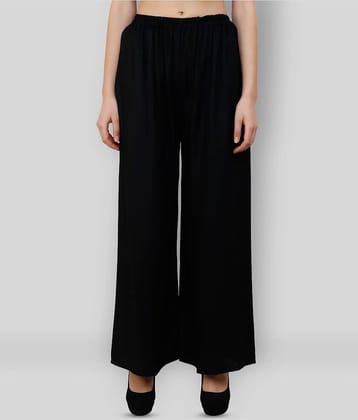 Aadrika - Maroon Rayon Wide Leg Women's Palazzos ( Pack of 1 )