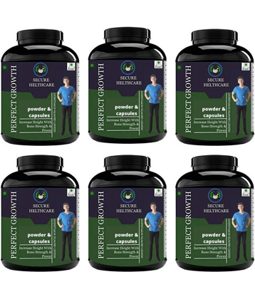 Secure Healthcare Perfect Growth Plain flavor 0.6 kg Powder Pack of 6