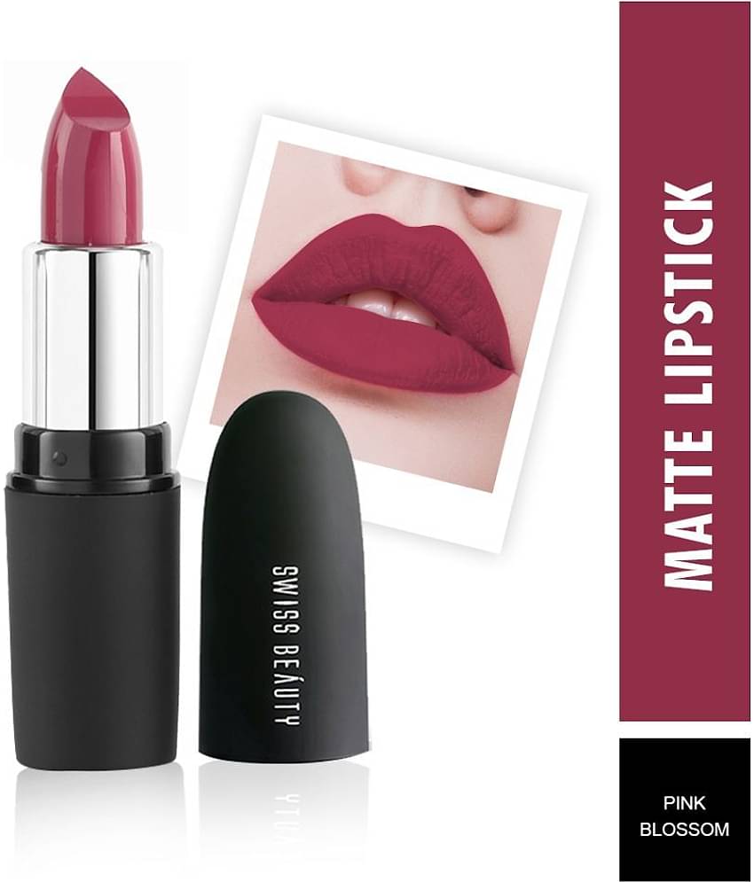 Swiss Beauty Matte Lipstick (Velvet Maroon), 3.8gm