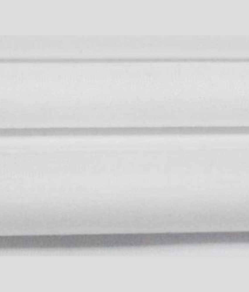 Raymond White Poly Blend Unstitched Shirt Piece