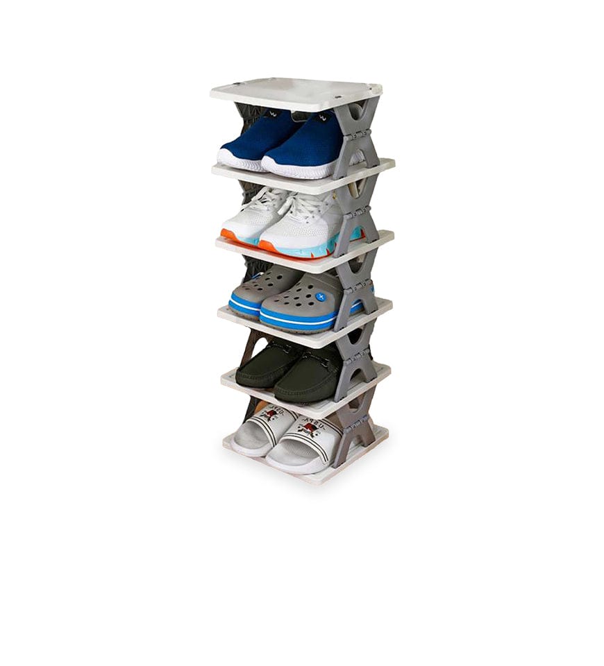 Creative Shoes Rack |Adjustable Rack Slots Shelf Easy Footwear Home Stand |Multicolor