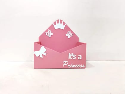 Rave Creations Baby Girl Gift Hamper Empty Basket for Birth Announcement