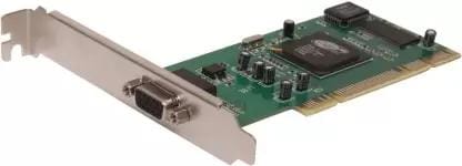 PCI VGA Card 32Bit PCI Express 2.0 Video Graphics Card for Enhanced Display