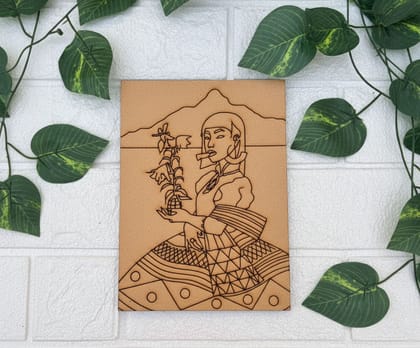Dbeautify's Flower – DIY MDF Traditional Painting