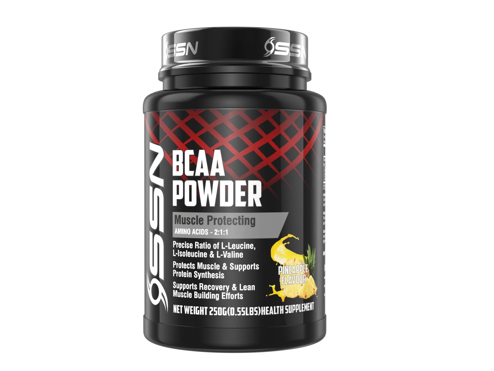 OSSN Bcaa Powder, 5g Bcaas In 2:1:1 Ratio, 41 Servings, For Muscle Recovery & Endurance, Intra Workout, (250gm, Pineapple)