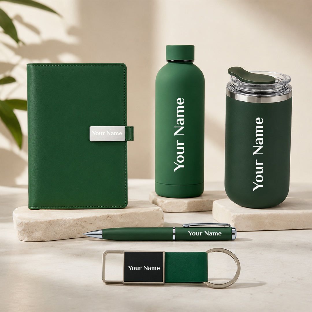 Custom Engraved Executive Gift Set with Bottle & Tumbler