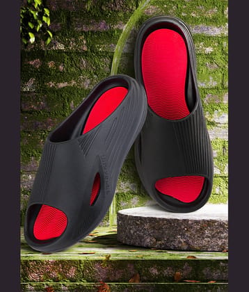 Bersache Black Men's Slide Flip Flop