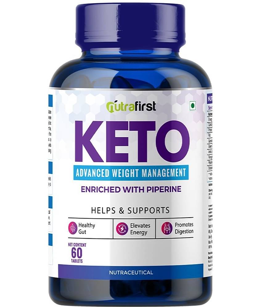 Nutrafirst Keto Natural and Advanced Supplement Tablets 60 mg Fat Burner Capsule