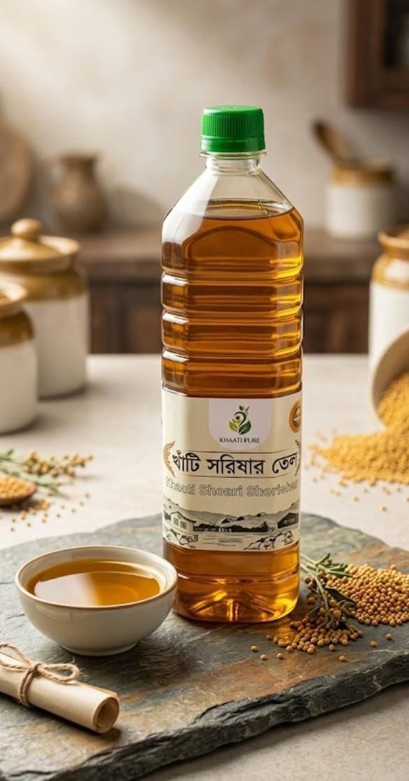 Pure Mustard Oil - 1ltr. - 1 L