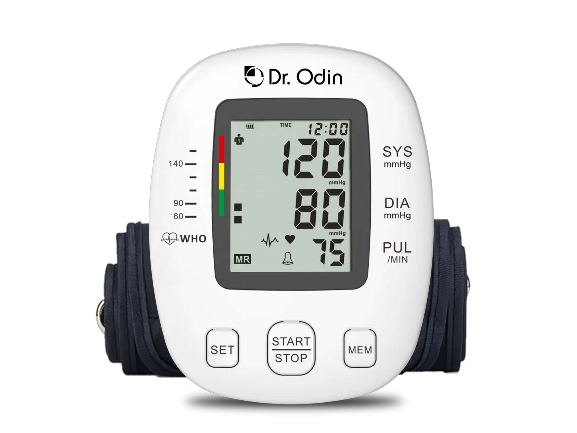 Dr. Odin OBP104 Automatic Blood pressure monitor Dual power (USB & Battery) with one year warranty  pack of 1