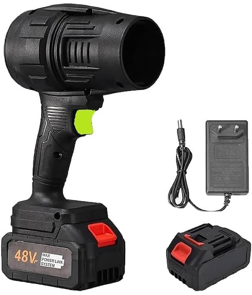 Handheld Electric Portable Air Blower,Turbo Jet Blower Cordless 48V,Handheld High Powerful Blow Brushless Motor for Extra runtime,for Car,Home Cleaning Corner, Road Cleaning RPM