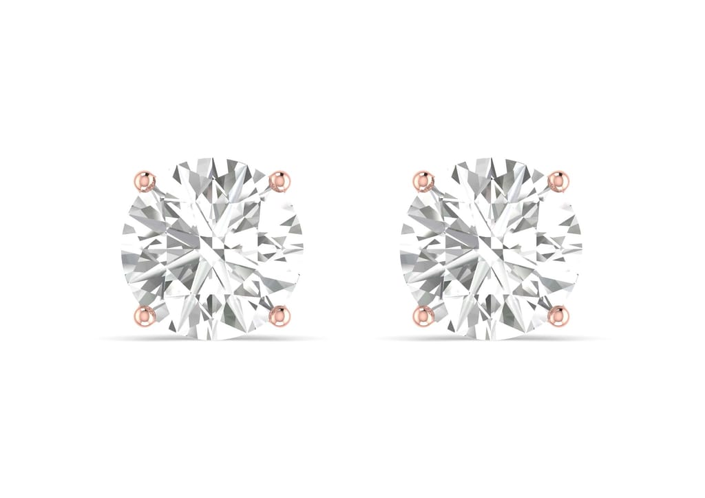 Round Solitaire Studs