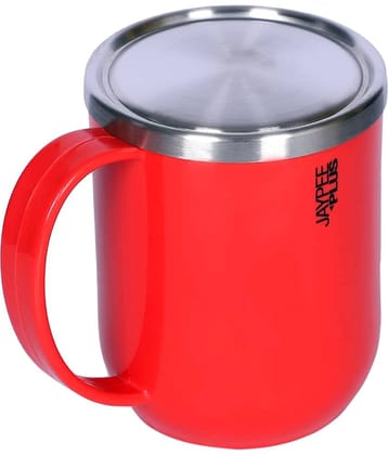 Jaypee Plus CUPSHUP MUGS Solid Stainless Steel Coffee Mug 400 mL ( Pack of 1 )