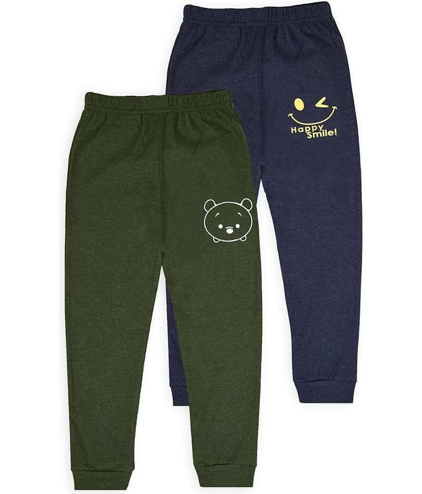 J&JP Pack of 2 Boys Cotton Blend Trackpant ( Multicolor )