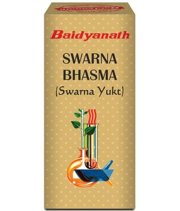 Baidyanath Swarna Bhasma- Made With Pure Gold Powder 125Gm