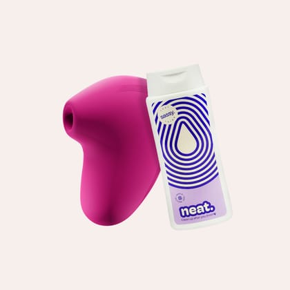 Saucy Glossy Duo-LIT Hot Pink