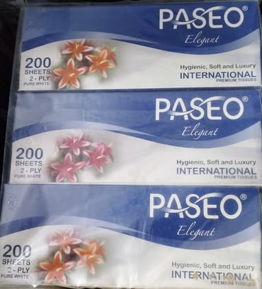 Paseo® Elegant International 200 Sheets 2-ply 