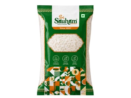 Sri Sauham Chiwda Natural Chiwda, Rice Flakes - 500g