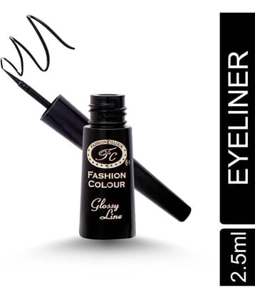 Fashion Colour - Jet Black Glossy Eye Liner Pencil ( Pack of 1 )