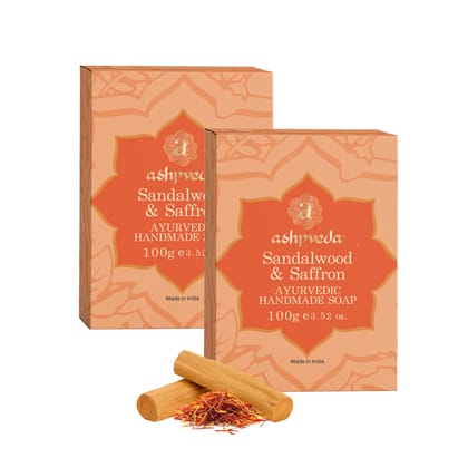 ashpveda Sandalwood & Saffron Bathing Soap ashpveda Sandalwood & Saffron Bathing Soap