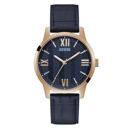 Guess Men 42 mm Blue Dial Analog Watch- GW0250G3-Navy