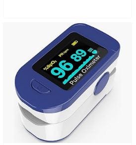 Oximeter  OLED Display for Real-Time SpO2 and Pulse Tracking  ASSORTED Colors  1 Unit