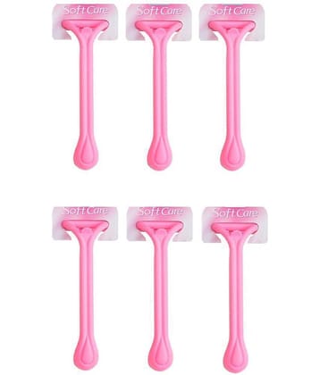Disposable Razor for Body for Women and Men .(Pack of 6 Razor) Use and Throw Blue Or Pink Random Colour