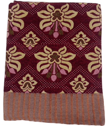 NISSI Single Cotton Floral Blanket
