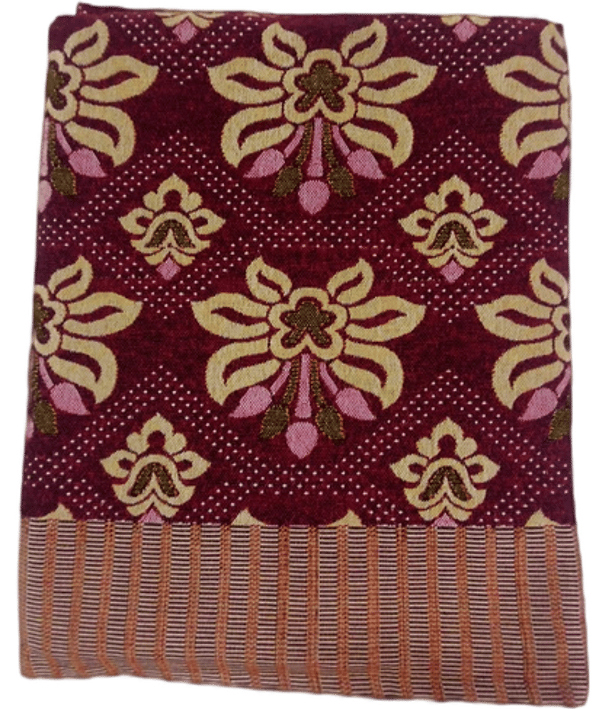 NISSI Single Cotton Floral Blanket