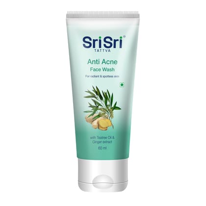 Sri Sri Tattva Anti Acne Face Wash, 60 ml
